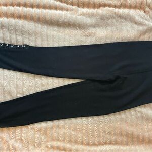 Zara Black Knit Top with Label Detail